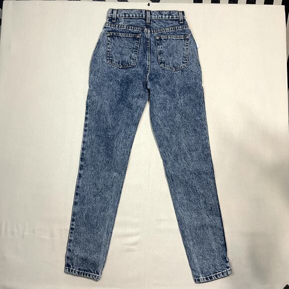 American Apparel Women's The High-Waist Jean Blue Denim Straight Leg -‎ Size 26 - Picture 3 of 9
